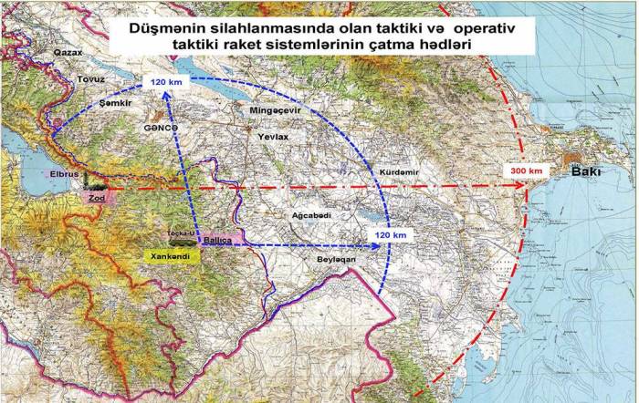 Yaşayış məntəqələrimizi hədəfə alan düşmən raketləri ordumuz tərəfindən sıradan çıxarılıb